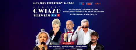 plakat Koncert Gwiazd Telewizji TVS Zbyszek Lemański